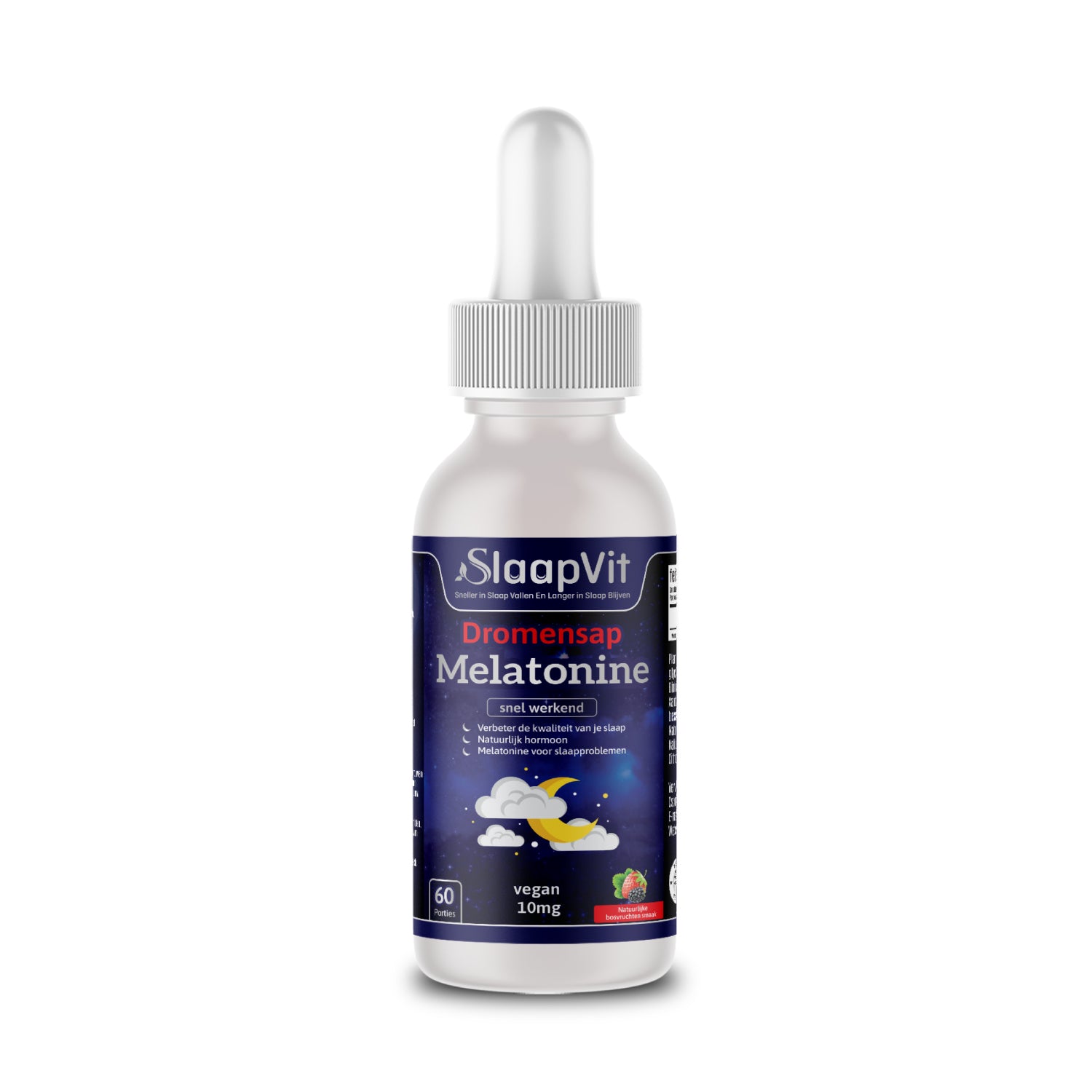 Melatonine 10mg  60 porties Dromensap druppels Bosvruchten