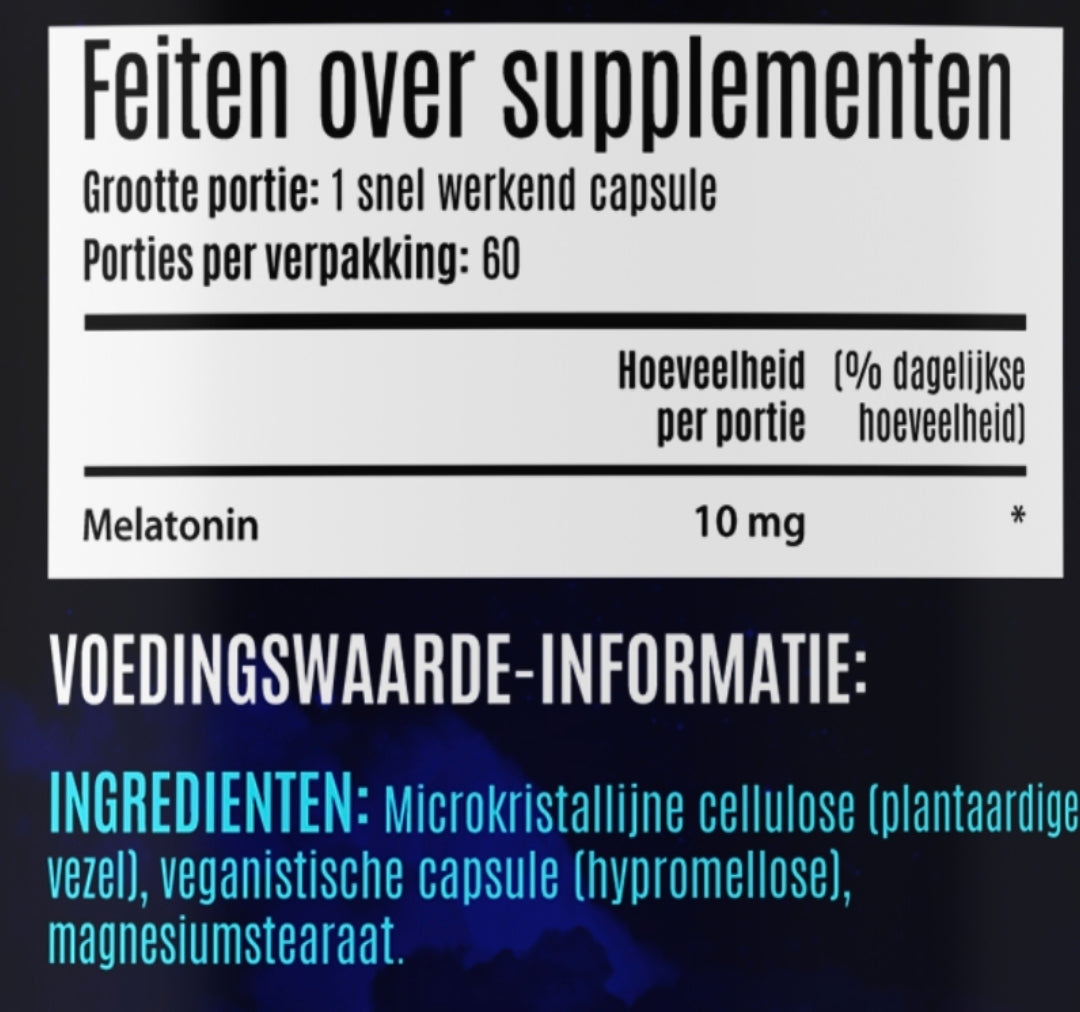 Melatonine 10mg 60 capsules