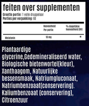 Melatonine 10mg  60 porties Dromensap druppels Bosvruchten