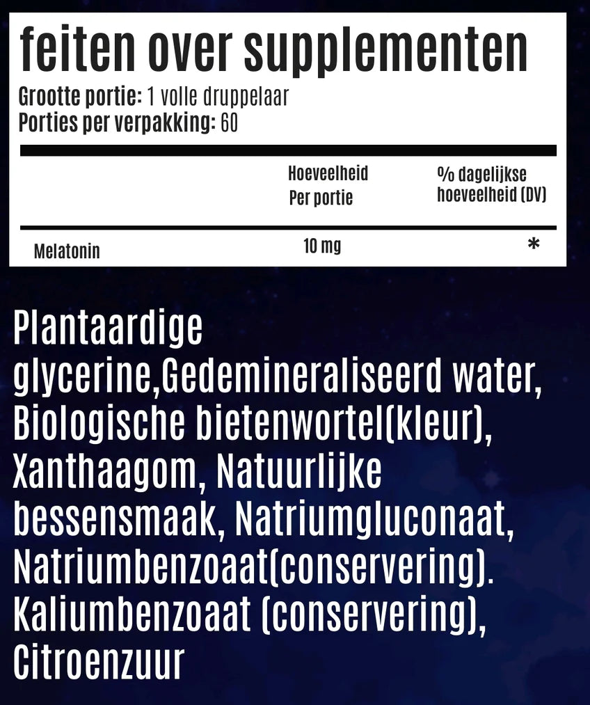 Melatonine Combi 10m en 1mg Kids Dromensap