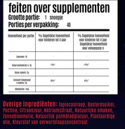 Kids Melatonine 1mg 40 gummies Extra Lekker