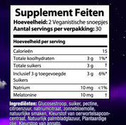 Melatonine 10 mg 60 Gummies Natuurlijke Bosvruchten