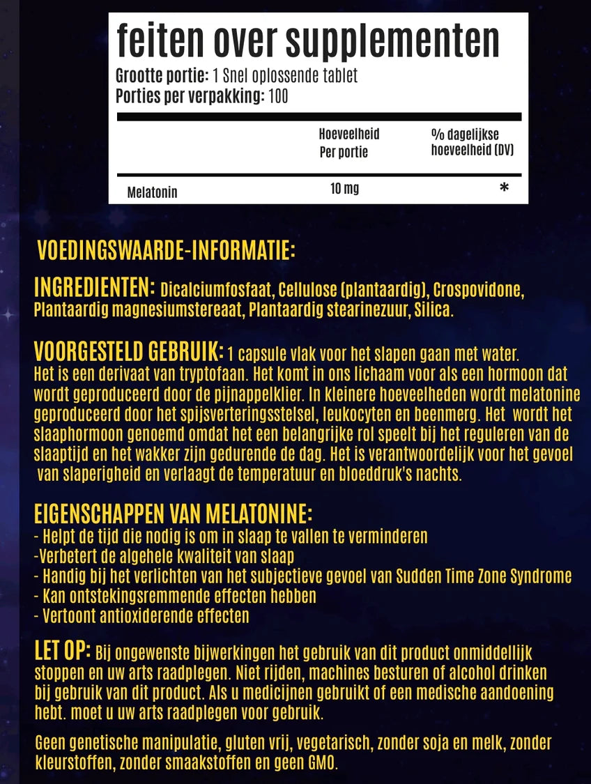 Melatonine Combi 10mg 100 softgels en 10mg 100 Tableten compact