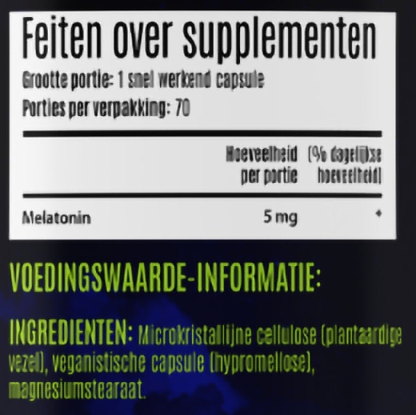 Melatonine 5 mg 70 capsules