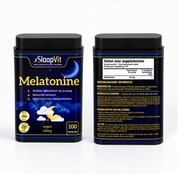 Melatonine Compact 10mg 100 tabletten zwart