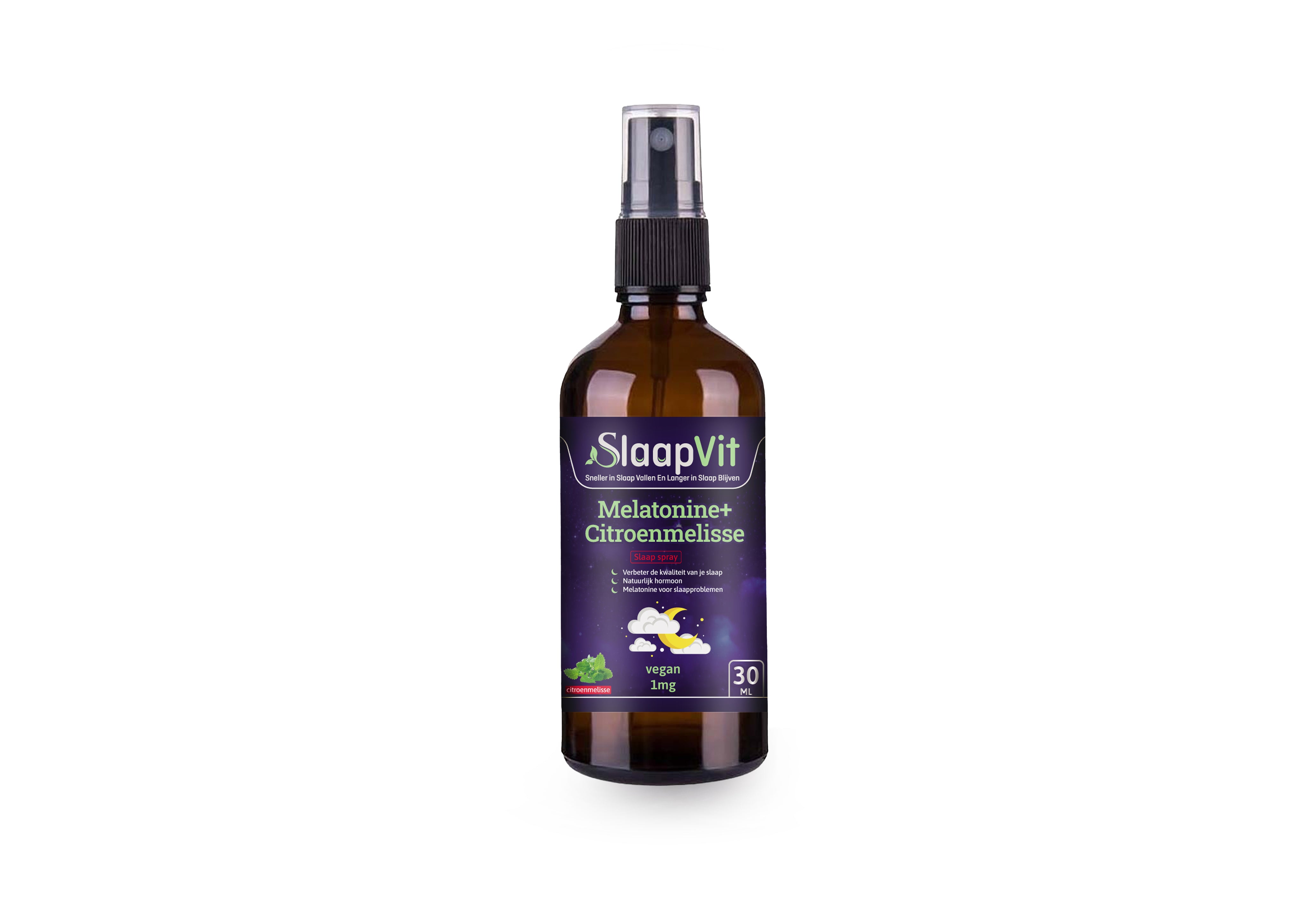 Melatonine met citroenmelisse 1mg Slaap spray